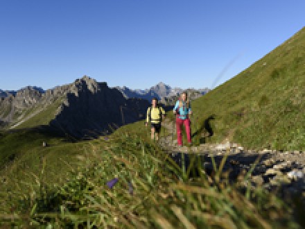 <b>Herbstliches Wandervergngen im Tannheimer Tal</b><br>
Hhenwege und Panoramatouren mit der Bergbahn bis Anfang November
