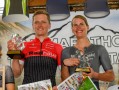 Siegerlcheln: Julia Schallau (r.) und Jonas Hosp, Rad-Marathon Tannheimer Tal 2023,  Markus Kaltenbck | 02.07.2023 | jpg, 20x15cm, 72dpi | 0.3MB