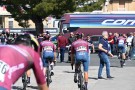 The photos shows Team corratec during the third stage of the Giro di Sicilia. | 13.04.2023 | Giro di Sicilia, © Sirotti | 13.04.2023 | jpg | 1.2MB