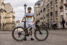 This photo shows Titouan Perrin-Garnier with his champion bike REVO BOW. | 31.03.2023 | World Champion Bike, © corratec | 31.03.2023 | jpg | 11.1MB