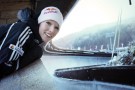 Die Skeletonfahrerin Anja Selbach ist offizielle Patin von DWDS. Foto: Red Bull/Rutger Pauw I Hinweis: Verwendung nur in Zusammenhang mit DWDS. | 19.12.2014 | JPG; 15 x 10 cm; 300dpi | 1.0MB