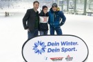 DWDS beim SalzburgerLand Winterfest, Alpenpark Neuss, v.l.: Florian Größwang, Kati Wilhelm, Gerd Schönfelder. Foto: Dein Winter. Dein Sport.  | 05.11.2018 | JPG, 15x10cm, 300dpi | 1.1MB